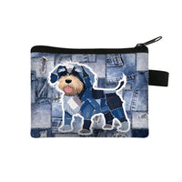 Organizing Storing Denim Jeans Animal Coin Purse