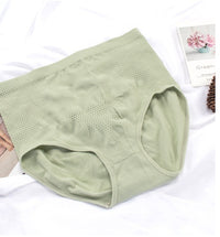 Seamless High Waist Honeycomb Design Graphene Panty