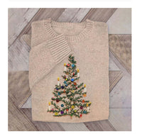 Merry Christmas 3D Printed Chunky-Knit Hoodie