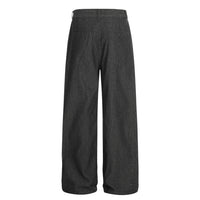 Mens Fashionable Casual Solid-Color Straight-Leg Pants