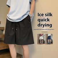 New Summer Simple Fashion Trend Ins Beach Casual Shorts