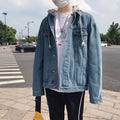 Men's Fashion Hong Kong Style Denim Jacket