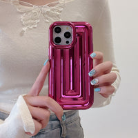 Electroplated Stripe Phone Case Is Simple