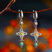 Europe And America Creative Gold Bead Earrings For Women