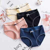 Lace Thread Women's Underwear Japanese Thread Cotton Plus Size Women's Briefs