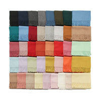 Inner Mongolia Full Wool Shawl Scarf Women's Plain Wool Scarf