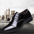Men's Shoes Plus Size Business Formal Wear Leather Shoes Breathable Lace Up