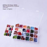 Solid Color Glossy Matte Square Plastic Box Ballet Wear Armor