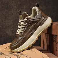 Comfortable Soft Bottom Waterproof Leather Surface Sports Casual Shoes