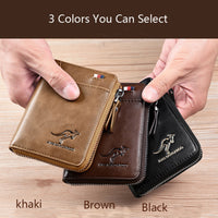 Men Anti-Theft Swipe Card Bag Anti-Magnetic Wallet