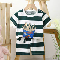 Short-sleeved Cotton Shorts Exercise Homewear Suit
