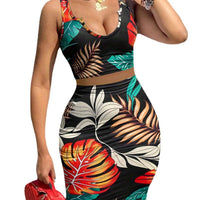 Casual Two-piece Slip Dress Set