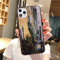 Light Luxury Series Epoxy Gold Foil Phone Case