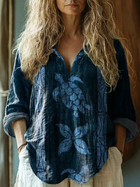 New 3D Digital Printing Ladies Loose Shirt Top