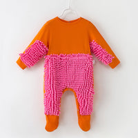 Baby Boy Romper Toddler Girl Mop Suit Infant Crawling Clothes Cotton Children One-Piece Long Sleeve Jumpsuit