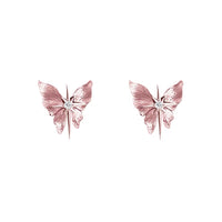 Butterfly Stud Earrings Light Luxury Romantic And Versatile