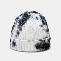 Tie-dye knitted hat