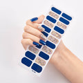 Waterproof Color Christmas Letter Nail Sticker Full Sticker