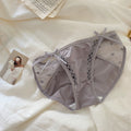 French Pure Desire Hollow Sexy Bow Briefs