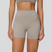 High-waist Quick-drying V-shaped Back Waist Sports Shorts Outdoor Running Fitness Clothes