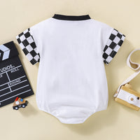 Printed Small Plaid Short Sleeve