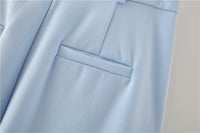Temperament Ladies Suit Jacket  High Waistwork Pants Suit
