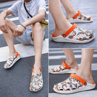 Non-slip jelly hole shoes