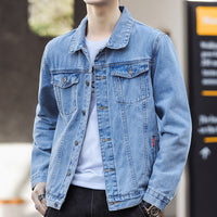 Fashion Casual Handsome Overalls Jacket Men