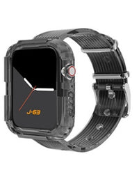 Integrated watch band with TPU protective sleeve for glacier
