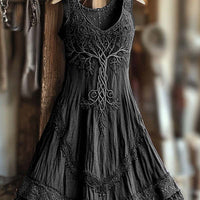 3D Digital Print Women's Dress