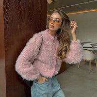 Mink Knitted Sweater Cardigan For Women