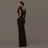 Women's Elegant Sophisticated Solid-Color Dress
