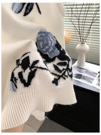 Women's Simple Casual Printed Sweater