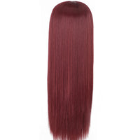 Women's Lace Front Long Straight Wig Head Cover