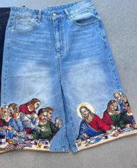 Jesus Printed Back Pocket Men
