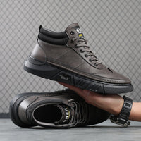 Comfortable Solid Color Fashion Casual Fleece Warm Leather Shoes