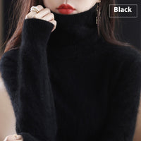 High Neck Inner Wear Loose Cashmere Knitted Bottoming Shirt
