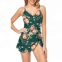 Women's Dress Style Printed Swimsuit