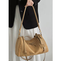 Womens Stylish Matte Suede Retro Crossbody Bag