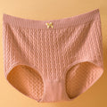 Women's Cotton High Waist Belly-contracting Antibacterial Crotch Lace Underwear