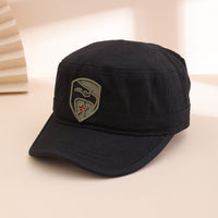 Cross-border Fashion Embroidered Curved Knife Red Star Flat-top Hat Casual Multi-purpose Outdoor Sun Protection Hat