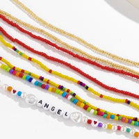 Sexy Letter Handmade Beaded Rice Bead Waist Chain