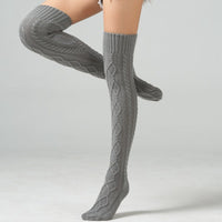 Knitted Over The Knee Leg Warmers Indoor Home Socks