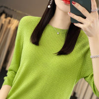 New Worsted Wool Front Line Ready-made Garments Round Neck