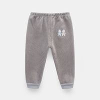 Autumn And Winter Children Warm Boys With Fleece Girls Leggings
