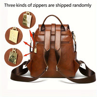 Simple Ladies Backpack Commuter's All-matching Large Capacity