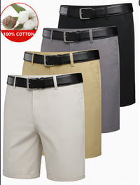 Summer Thin Cotton Loose Straight-Leg Suit Shorts For Men