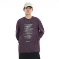 Men's American Retro Crew Neck Long-sleeved T-shirt