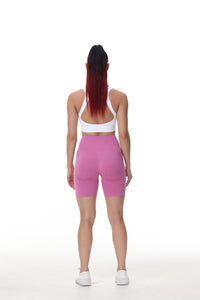 Side Crescent Fitness Three Point Yoga Shorts