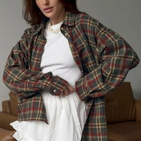 Retro Style Versatile Casual Long Sleeve Shirt For Women